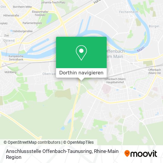Anschlussstelle Offenbach-Taunusring Karte