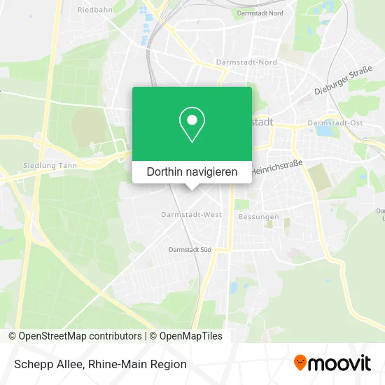Schepp Allee Karte