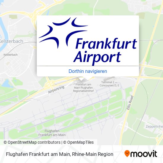 Flughafen Frankfurt am Main Karte