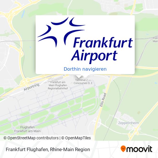 Wie komme ich zu dem Frankfurt Flughafen in Frankfurt Am