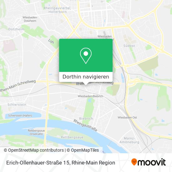 Erich-Ollenhauer-Straße 15 Karte