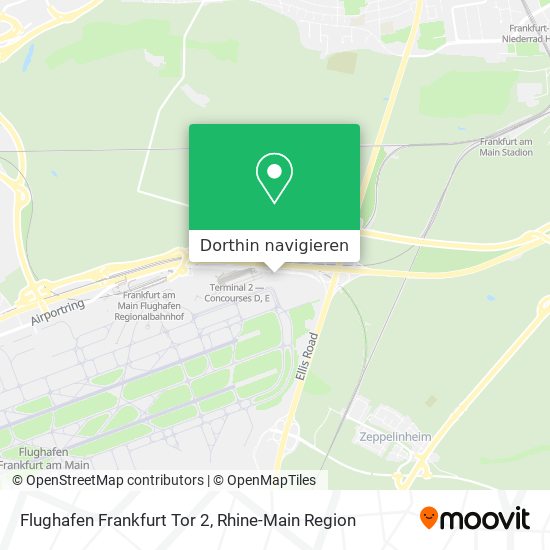 Flughafen Frankfurt Tor 2 Karte