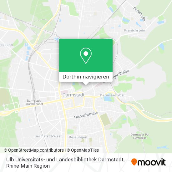 Ulb Universitäts- und Landesbibliothek Darmstadt Karte