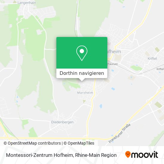 Montessori-Zentrum Hofheim Karte