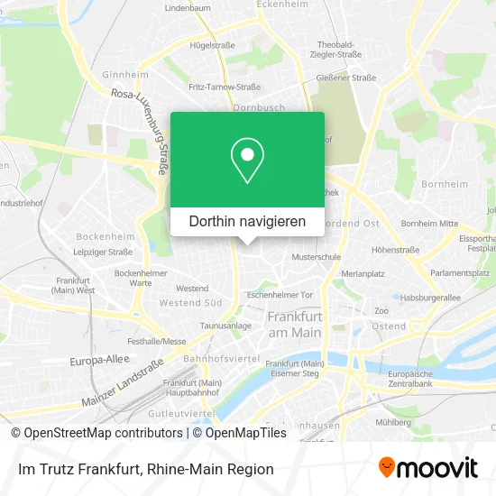 Im Trutz Frankfurt Karte