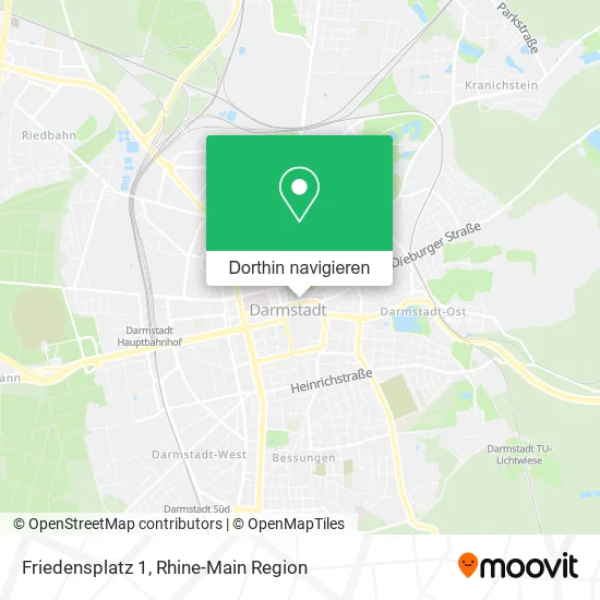Friedensplatz 1 Karte
