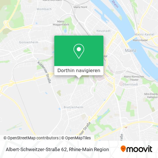 Albert-Schweitzer-Straße 62 Karte