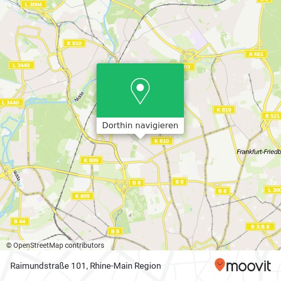 Raimundstraße 101 Karte