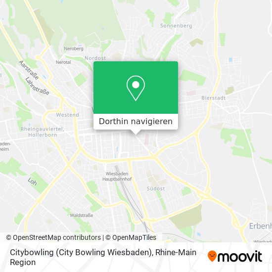 Citybowling (City Bowling Wiesbaden) Karte