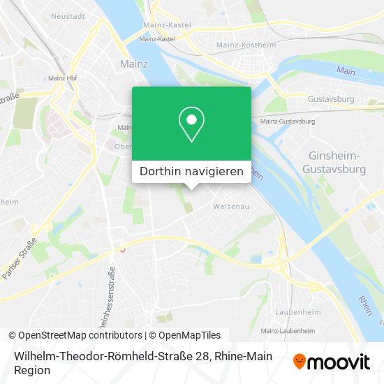 Wilhelm-Theodor-Römheld-Straße 28 Karte