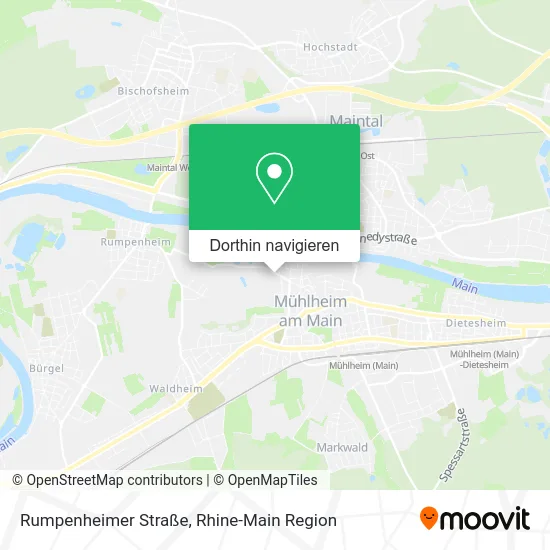 Rumpenheimer Straße Karte