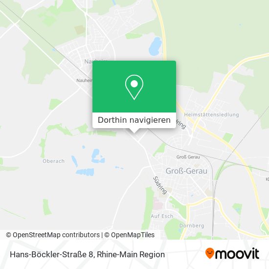 Hans-Böckler-Straße 8 Karte