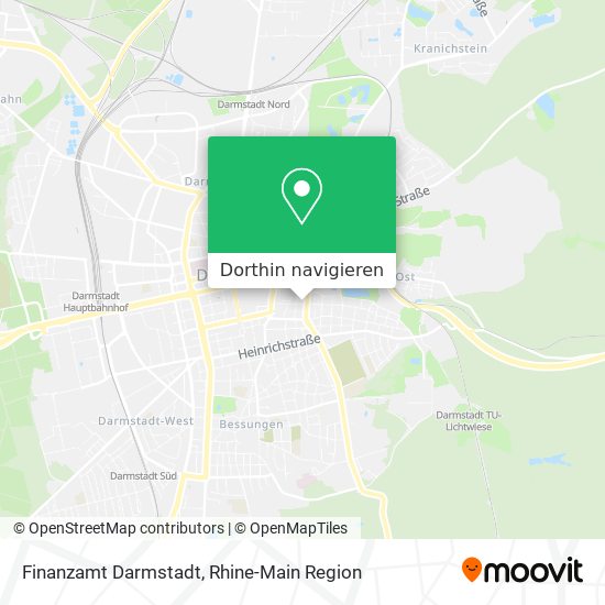 Finanzamt Darmstadt Karte