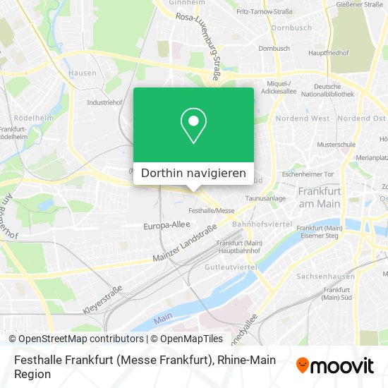 Festhalle Frankfurt (Messe Frankfurt) Karte