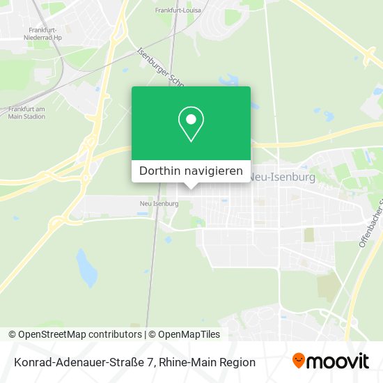Konrad-Adenauer-Straße 7 Karte