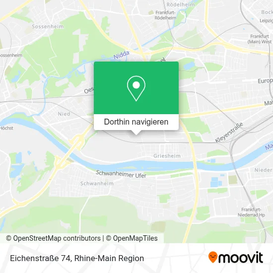 Eichenstraße 74 Karte