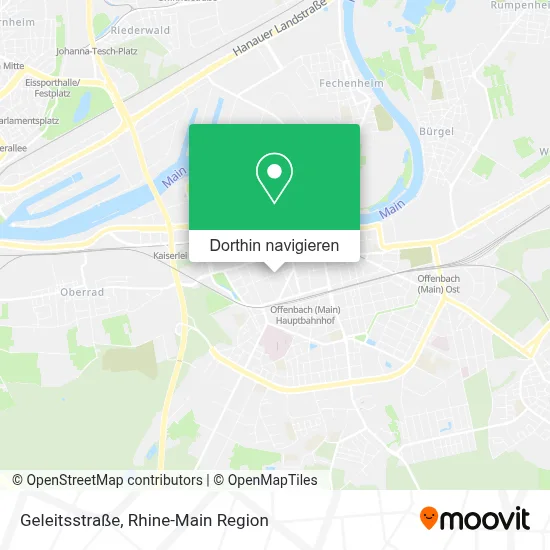 Geleitsstraße Karte