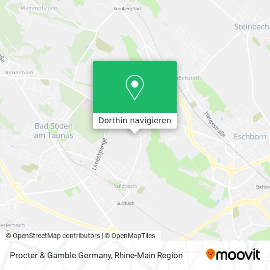 Procter & Gamble Germany Karte