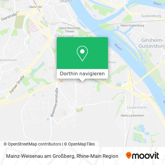 Mainz-Weisenau am Großberg Karte