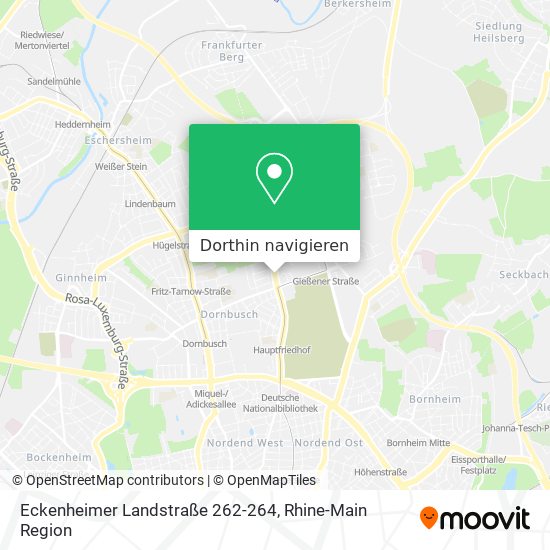 Eckenheimer Landstraße 262-264 Karte