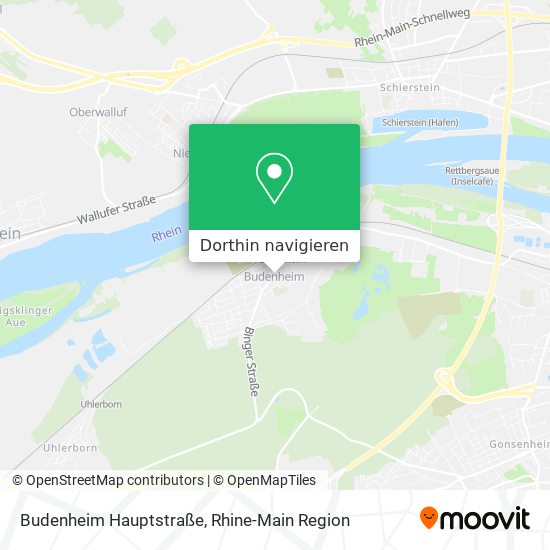 Budenheim Hauptstraße Karte