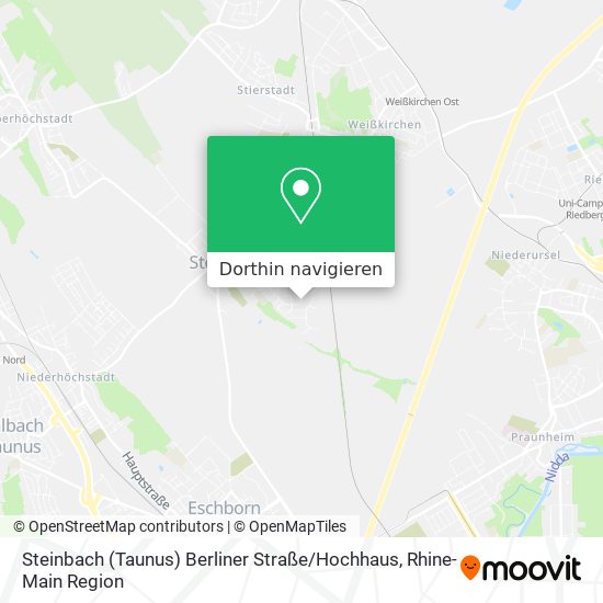 Steinbach (Taunus) Berliner Straße / Hochhaus Karte
