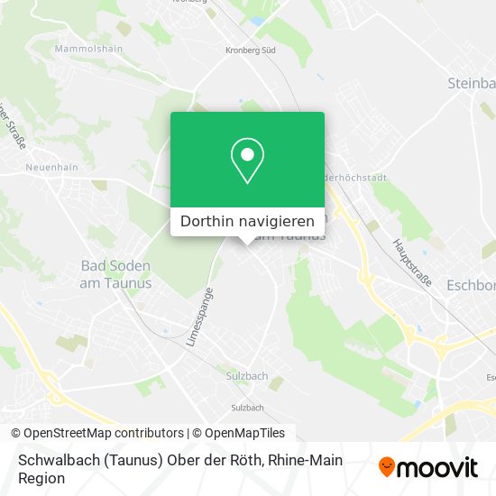 Schwalbach (Taunus) Ober der Röth Karte