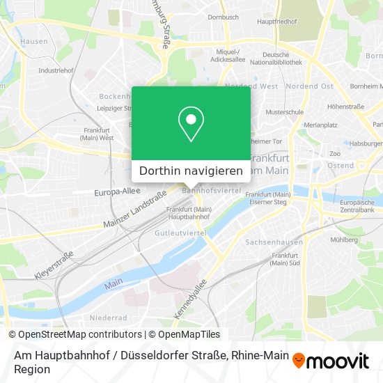 Am Hauptbahnhof / Düsseldorfer Straße Karte