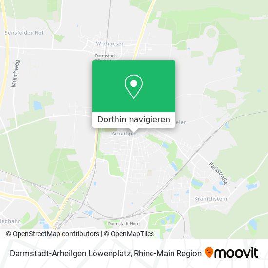 Darmstadt-Arheilgen Löwenplatz Karte