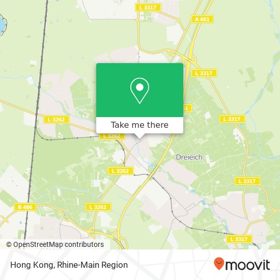 Hong Kong, Hauptstraße 8 Sprendlingen, 63303 Dreieich Karte