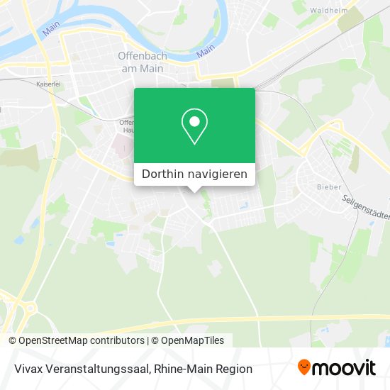 Vivax Veranstaltungssaal Karte