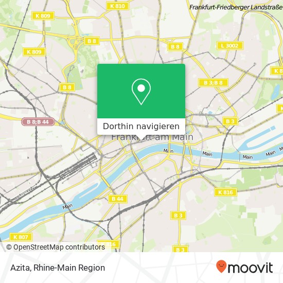 Azita, Münzgasse 10 Altstadt, 60311 Frankfurt am Main Karte