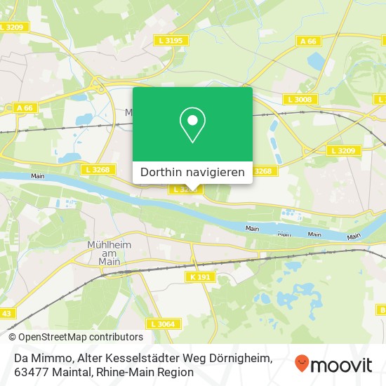 Da Mimmo, Alter Kesselstädter Weg Dörnigheim, 63477 Maintal Karte