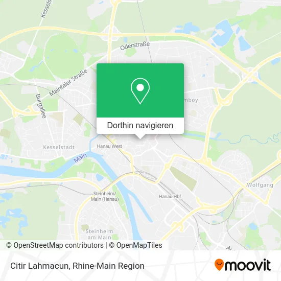 Citir Lahmacun Karte