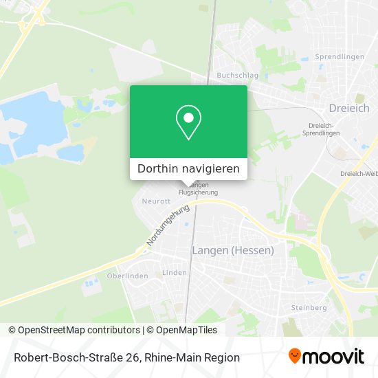 Robert-Bosch-Straße 26 Karte