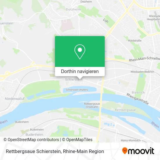 Rettbergsaue Schierstein Karte