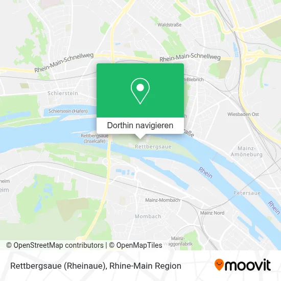 Rettbergsaue (Rheinaue) Karte