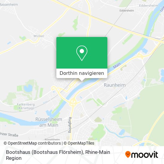 Bootshaus (Bootshaus Flörsheim) Karte