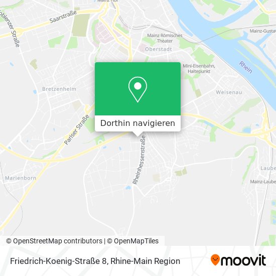 Friedrich-Koenig-Straße 8 Karte