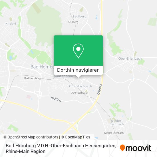 Bad Homburg V.D.H.-Ober-Eschbach Hessengärten Karte