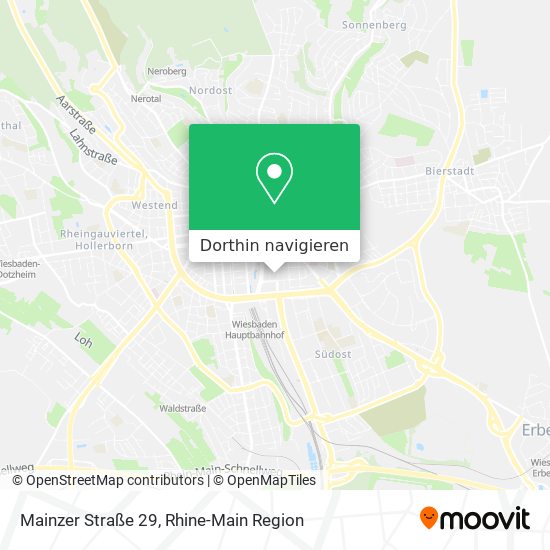 Mainzer Straße 29 Karte