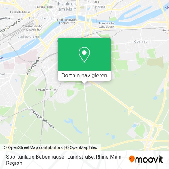 Sportanlage Babenhäuser Landstraße Karte