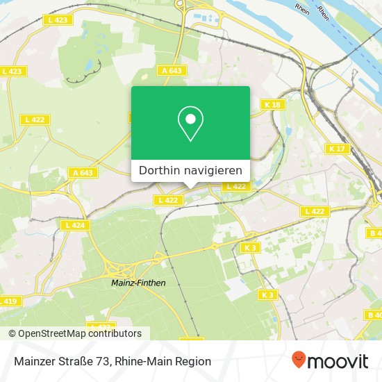 Mainzer Straße 73 Karte