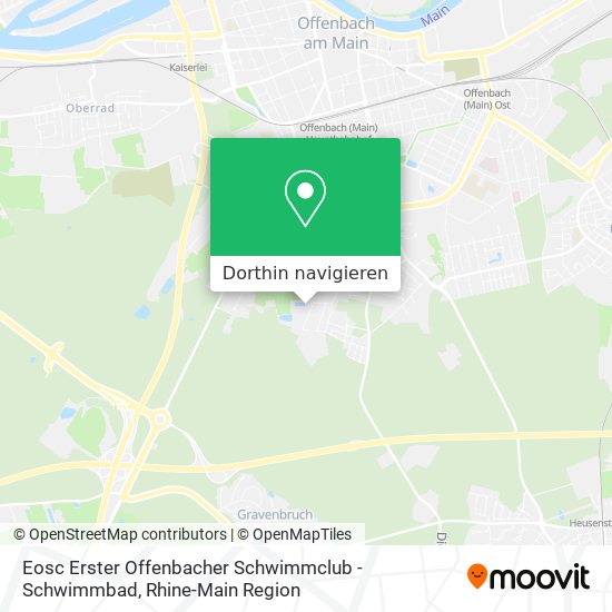 Eosc Erster Offenbacher Schwimmclub - Schwimmbad Karte