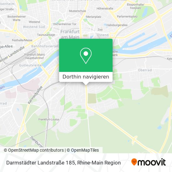 Darmstädter Landstraße 185 Karte