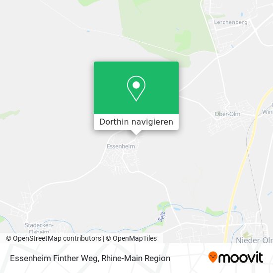 Essenheim Finther Weg Karte