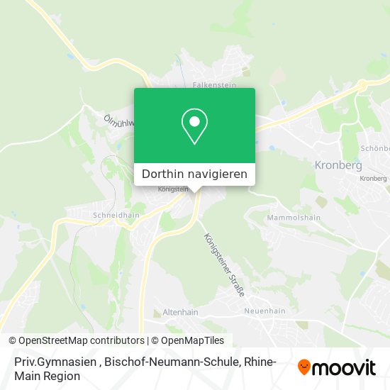 Priv.Gymnasien , Bischof-Neumann-Schule Karte