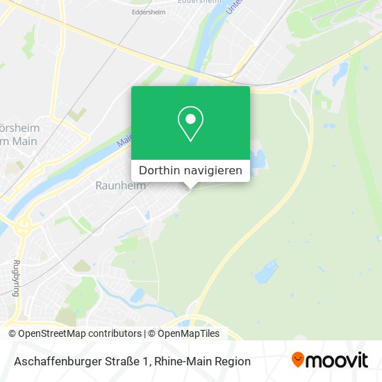 Aschaffenburger Straße 1 Karte