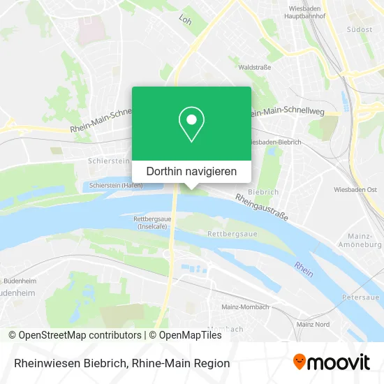 Rheinwiesen Biebrich Karte
