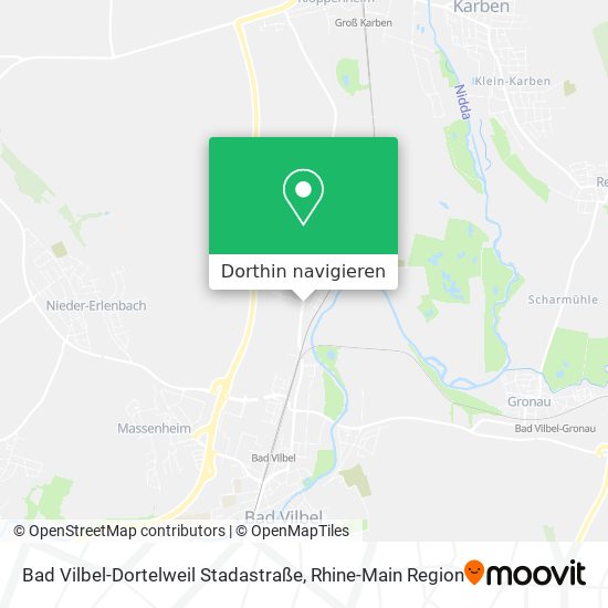Bad Vilbel-Dortelweil Stadastraße Karte